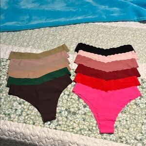 12 pair seamless panties set. Brand new! Soft & stretchy!